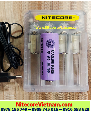 Nitecore Q4 (Bộ sạc 04 Khe Sạc kèm sẳn 01 pin SẠC WASING 26650 5000mAh đầu lồi lithium 3.7v) chính hãng